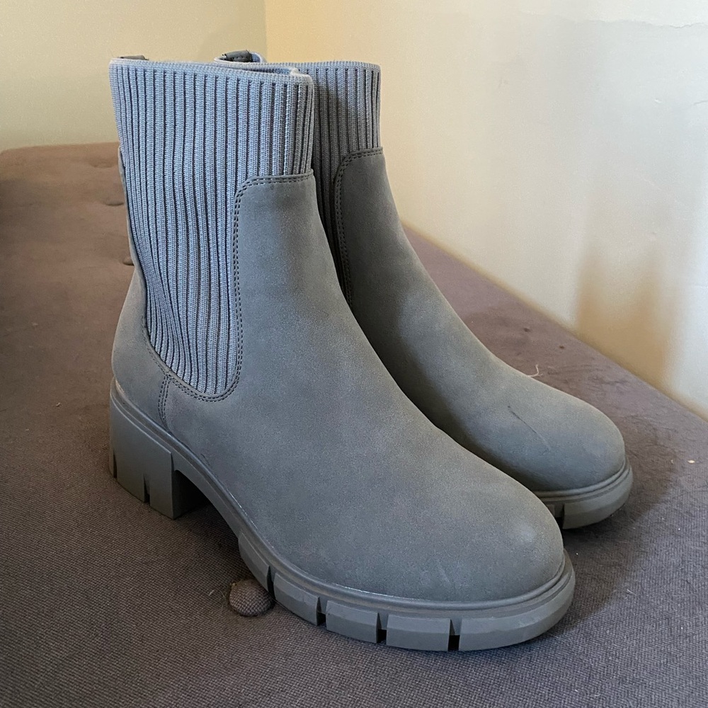 Gray Women's Ankle Boots